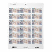 ホワイトピーチフローラ住所 シール (フルシート)