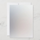 ホワイトピーチフローラ婚約招待状 招待状 (裏面)