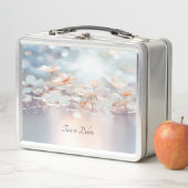 ホワイトピーチフローラ弁箱 メタルランチボックス (インサイチュ)