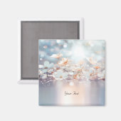 ホワイトピーチフローラ磁石 マグネット (正面/裏面)