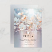 ホワイトピーチフローラ詳細エンクロージャカード エンクロージャーカード (正面/裏面)