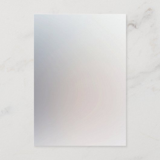 ホワイトピーチフローラ詳細エンクロージャカード エンクロージャーカード (裏面)