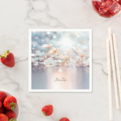 ホワイトピーチフローラ スタンダードカクテルナプキン (インサイチュ)