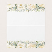 ホワイトピーニーエピファニー結婚のシーティングテーブルプレイス (内部フラット)