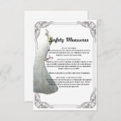 ホワイトピ結婚ーコックの安全対策 エンクロージャーカード (正面/裏面)