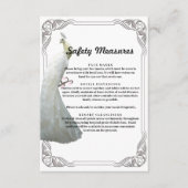 ホワイトピ結婚ーコックの安全対策 エンクロージャーカード (正面)