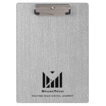 ホワイトファブリックテクスチャーエレガントモノグラムロゴカスタム