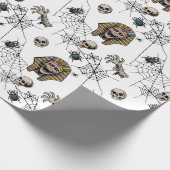 🤍ホワイトファローミイラ包装紙🎃👑 ラッピングペーパー (角)