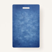 ホワイトファンタジーディアヘッド〔雄ジカの〕枝角かわいらしバラブルー バッジ (裏面)