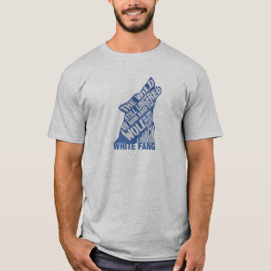 ホワイトファンバイジャックロンドンブルーブック引用文 Tシャツ