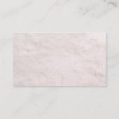 ホワイトファーサイコロジスト名刺 名刺 (裏面)