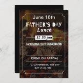 ホワイトファーザーの昼食案内 招待状 (正面/裏面)