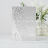 ホワイトファーストエレガントコミュニオン招待状 招待状 (スタンド正面)