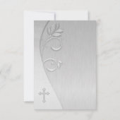 ホワイトファーストエレガントコミュニオン招待状 招待状 (裏面)