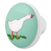 ホワイトファームガチョウ セラミックノブ (右)