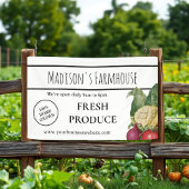 ホワイトファームハウスプロダクションファームビジネスバナー 横断幕