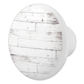 ホワイトファームハウス素朴カントリーシャビーシックシープラップ セラミックノブ (右)