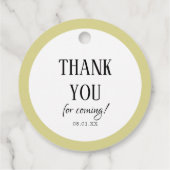 ホワイトファーム地元で育った新鮮な赤ちゃんシャワー フェイバータグ (裏面)