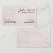 ホワイトファーモーゲージエージェントの名刺 名刺 (正面/裏面)