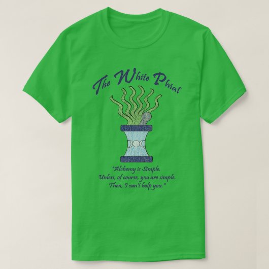 ホワイトフィアル錬金術店 Tシャツ (デザイン正面)