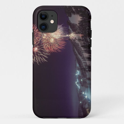 ホワイトフィッシュのビッグマウンテンリゾートの花火 Case-Mate iPhoneケース (裏面)
