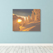 ホワイトフィッシュの範囲 |ホワイトフィッシュ（モンタナ） キャンバスプリント (インサイチュ (ウッドフロア))