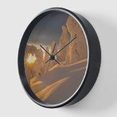 ホワイトフィッシュの範囲 |ホワイトフィッシュ(モンタナ) 壁時計 (傾斜)