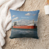 ホワイトフィッシュベイスクエア枕 クッション (ブランケット)