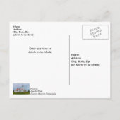 ホワイトフィッシュポイント灯台 早く治ってね ポストカード ポストカード (裏面)