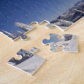 ホワイトフィッシュマウンテンリゾートでのスノーボーディングアクション ジグソーパズル (側面)