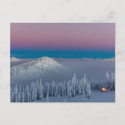 ホワイトフィッシュマウンテンリゾートインホワイトフィッシュモンタナ ポストカード (正面)