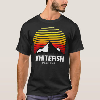ホワイトフィッシュモンタナヴィンテージマウンテンサンセット Tシャツ