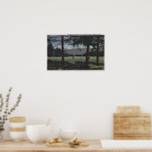 ホワイトフィッシュ,モンタナ – ホワイトフィッシュレイクゴルフコース ポスター (キッチン)