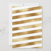 ホワイトフェイク金ゴールドスメリークリプトHolidayフォトカード シーズンカード (裏面)