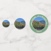 ホワイトフェイスマウンテンアディロンドック秋のパーティー項目 コンフェッティ (裏面)