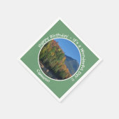 ホワイトフェイスマウンテンアディロンドック秋のパーティー項目 スタンダードカクテルナプキン (角)