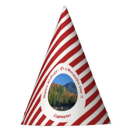 ホワイトフェイスマウンテンアディロンドック秋のパーティー項目 パーティーハット