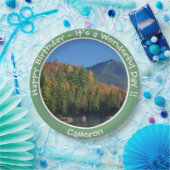 ホワイトフェイスマウンテンアディロンドック秋のパーティー項目 ペーパープレート (パーティー)