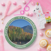 ホワイトフェイスマウンテンアディロンドック秋のパーティー項目 ペーパープレート (パーティー)