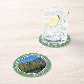 ホワイトフェイスマウンテンアディロンドック秋のパーティー項目 ラウンドペーパーコースター (インサイチュ)