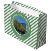 ホワイトフェイスマウンテンアディロンドック秋のパーティー項目 ラージペーパーバッグ (裏面アングル)