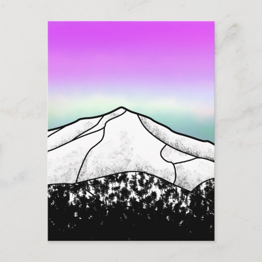 ホワイトフェイスマウンテンニューヨーク ポストカード (正面)
