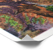 ホワイトフェイス山山頂の景色 ポスター (角)