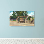 ホワイトフェイス登山 キャンバスプリント (インサイチュ (ウッドフロア))