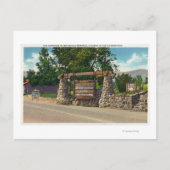 ホワイトフェイス登山 ポストカード (正面)