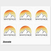 ホワイトフェイス マウンテン レトロ スクエアシール (シート)