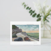 ホワイトフェイス・メモリアル・ハイウェイの古い車の眺め ポストカード (スタンド正面)