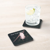 ホワイトフェザーとウィッグの歩くパス コースター (右側)