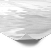 ホワイトフェザーエンジェルウィングスビクトリアン抽象芸術 ポスター (角)