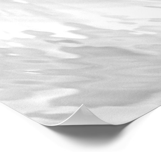 ホワイトフェザーエンジェルウィングスビクトリアン抽象芸術 ポスター (角)